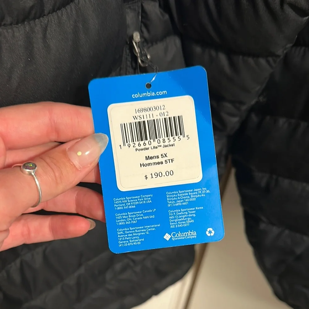 Columbia Quilted Black Jacket - Picture 2 of 7